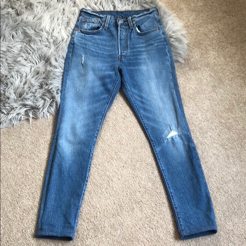 LEVIS 501 SKINNY IN POST MODERN BLUES